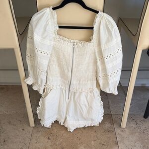 Sea New York Cream Jumpsuit